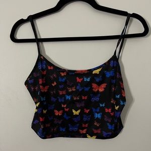 Two Butterfly Shein Crop Tanks